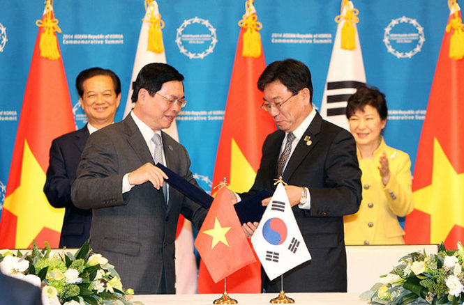 Quan hệ Việt Nam - Hàn Quốc phát triển nhanh chóng