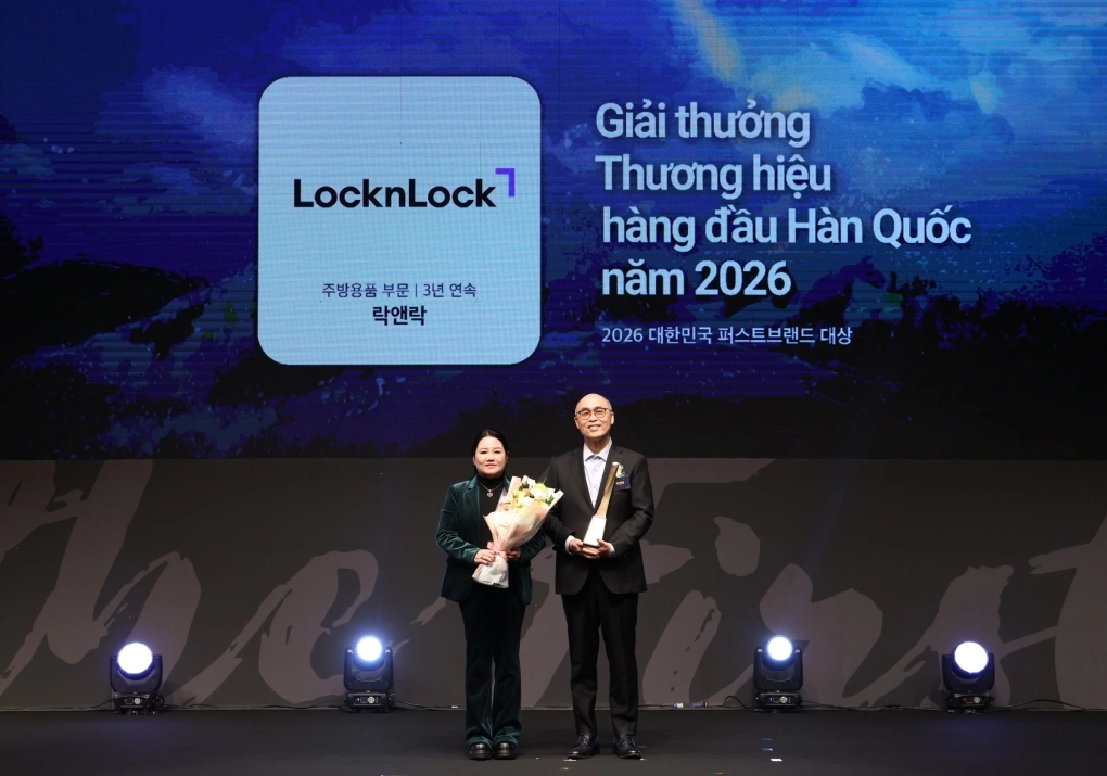 LocknLock lập cú đúp tại Korea First Brand Awards 2026
